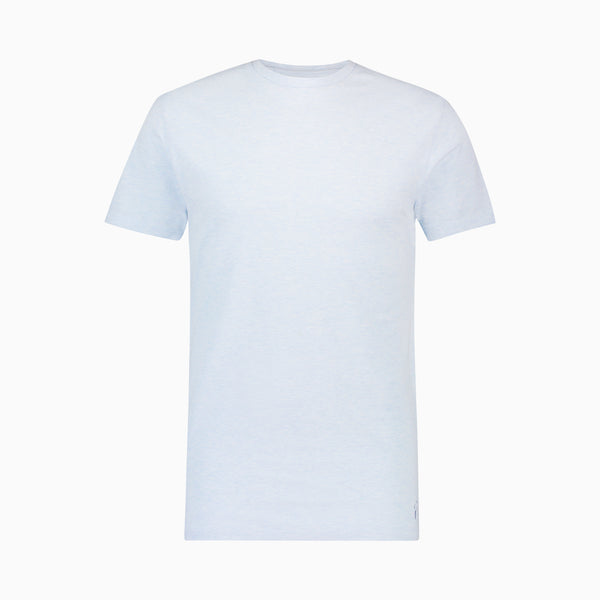The Pique T-Shirt | Light Blue Melange