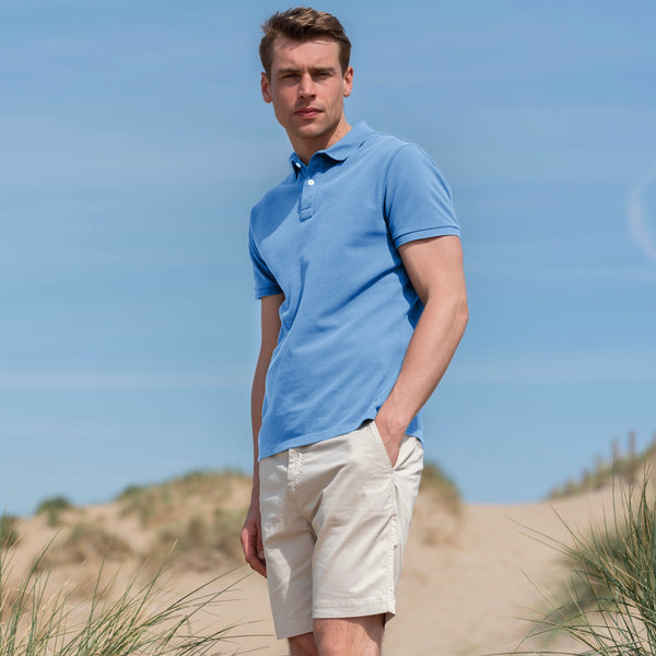 The Pique Polo | French Blue