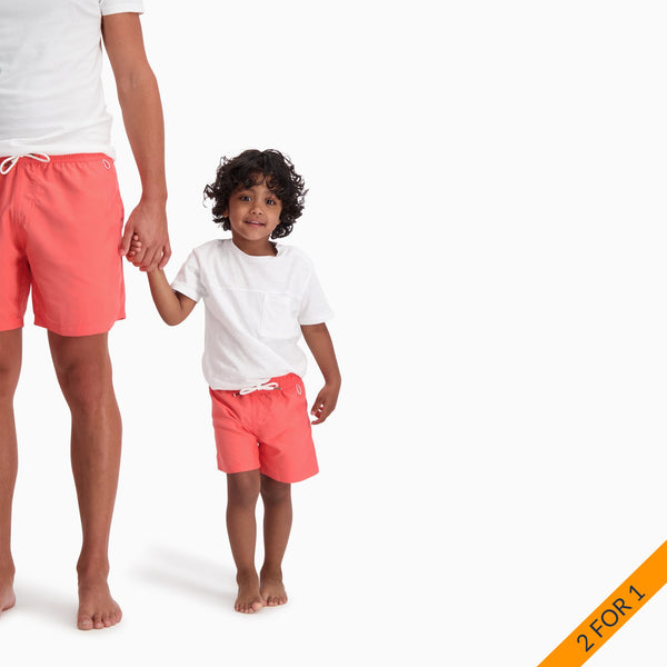 The Boys Swim Trunks | Pink Coral